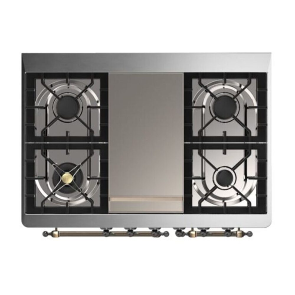 ILVE UMD10F Majestic II 40 inch Dual Fuel Range with 6 Burners, Griddle