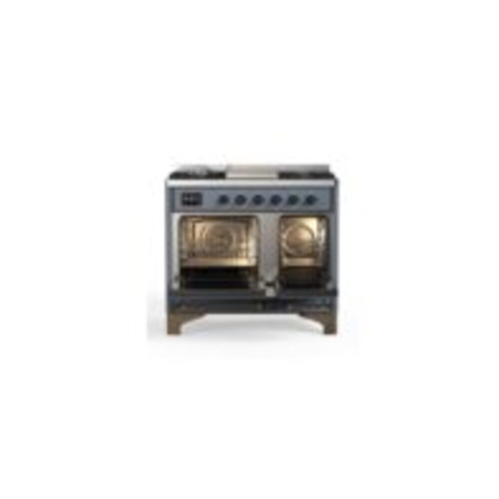 ILVE UMD10F Majestic II 40 inch Dual Fuel Range with 6 Burners, Griddle