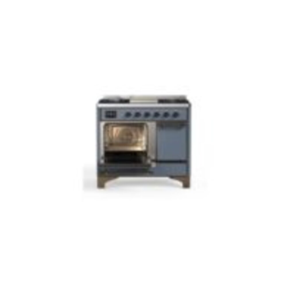 ILVE UMD10F Majestic II 40 inch Dual Fuel Range with 6 Burners, Griddle