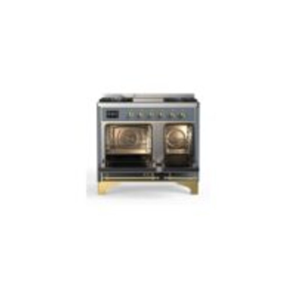 ILVE UMD10F Majestic II 40 inch Dual Fuel Range with 6 Burners, Griddle