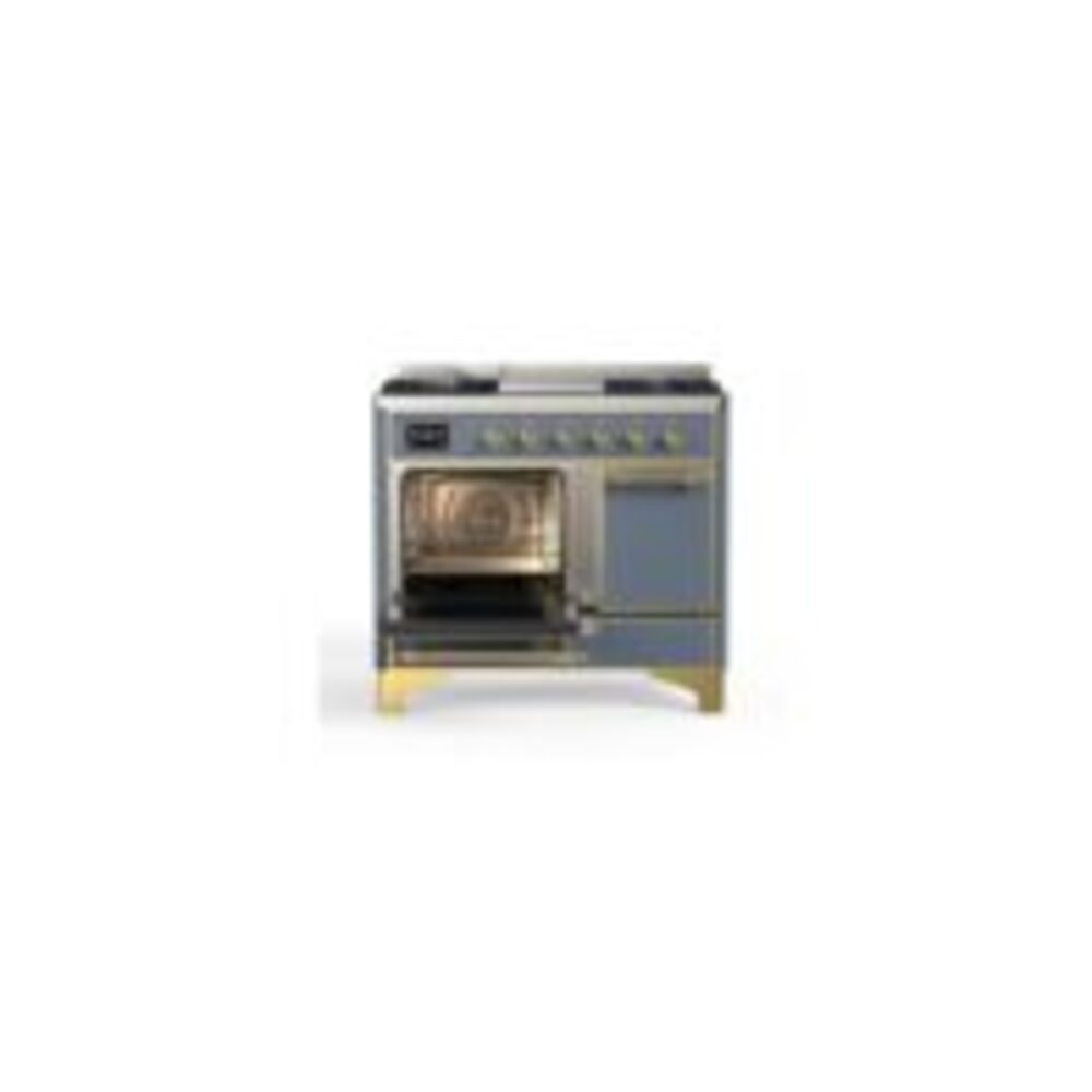 ILVE UMD10F Majestic II 40 inch Dual Fuel Range with 6 Burners, Griddle