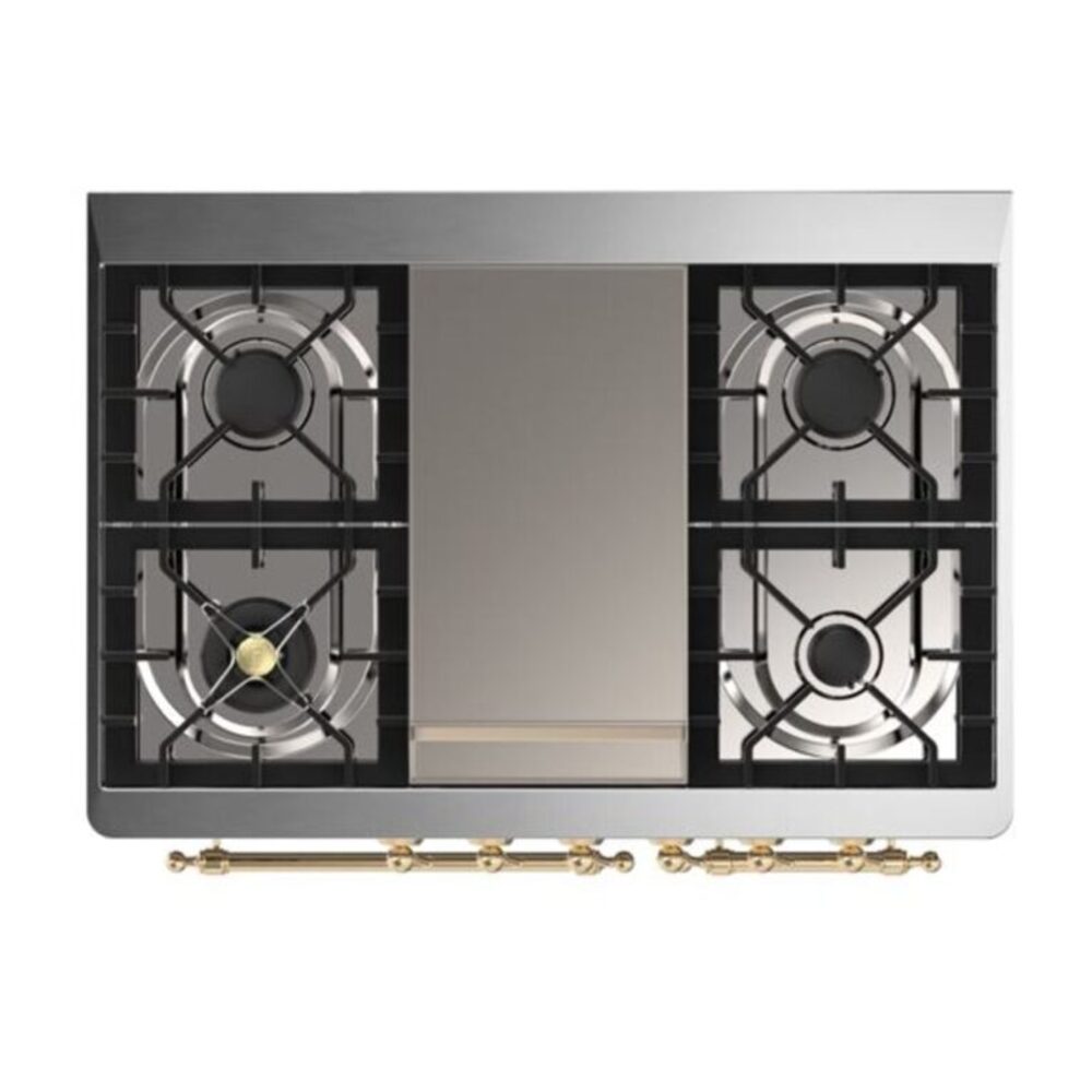 ILVE UMD10F Majestic II 40 inch Dual Fuel Range with 6 Burners, Griddle