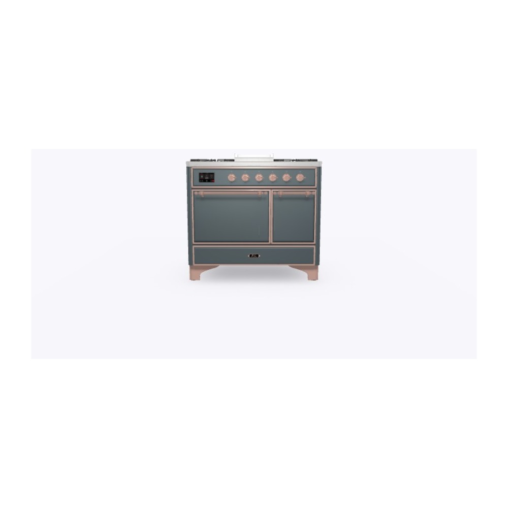 ILVE_UMD10FDQNS3BGPLP_Majestic_II_40"_Dual_Fuel_Range_Front_View