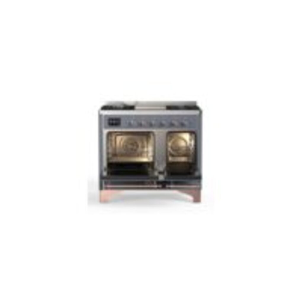 ILVE UMD10F Majestic II 40 inch Dual Fuel Range with 6 Burners, Griddle