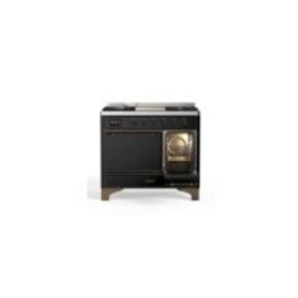 ILVE UMD10F Majestic II 40 inch Dual Fuel Range with 6 Burners, Griddle