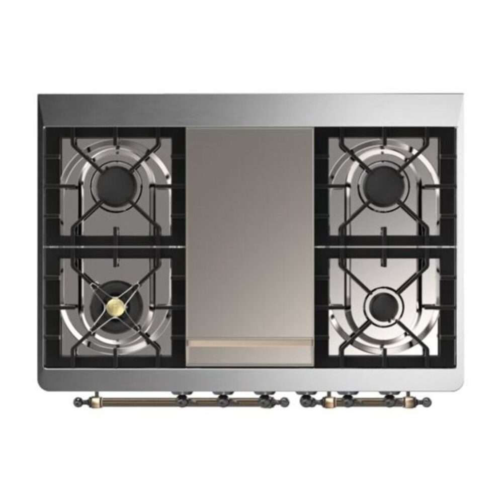 ILVE UMD10F Majestic II 40 inch Dual Fuel Range with 6 Burners, Griddle