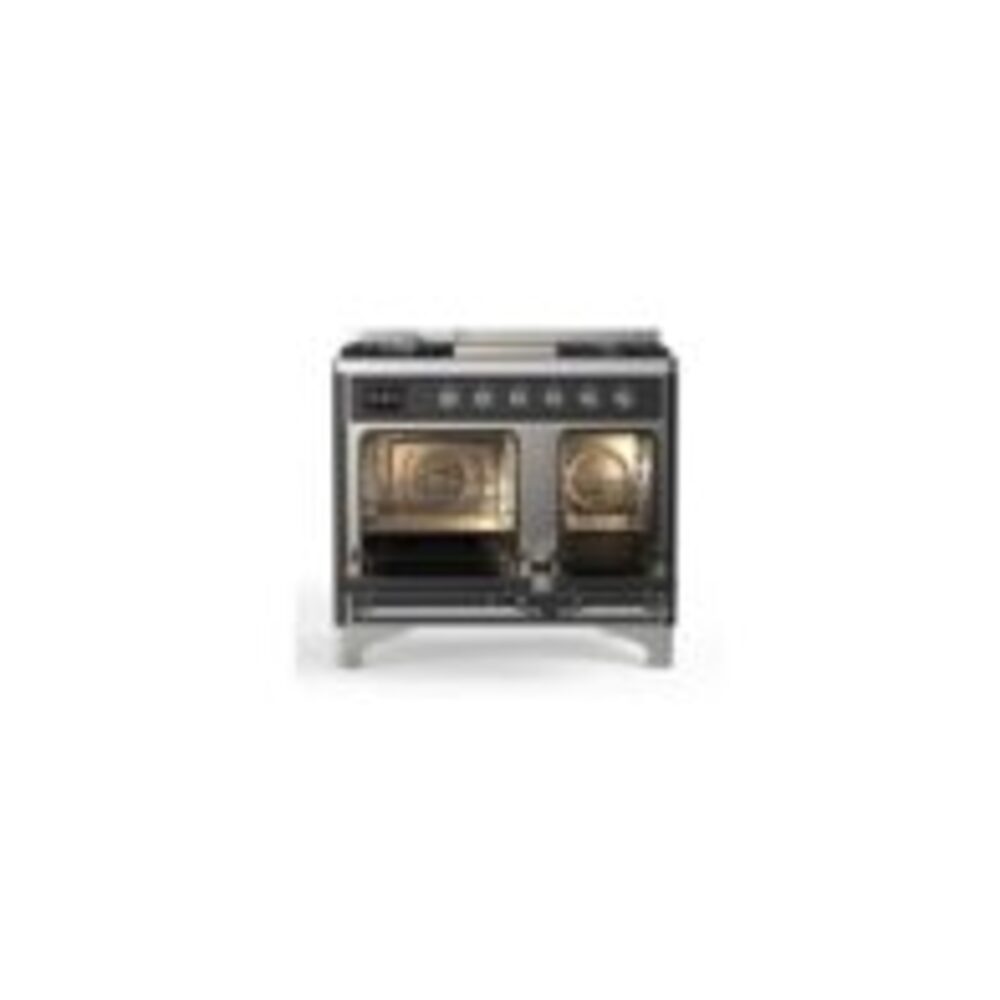ILVE UMD10F Majestic II 40 inch Dual Fuel Range with 6 Burners, Griddle
