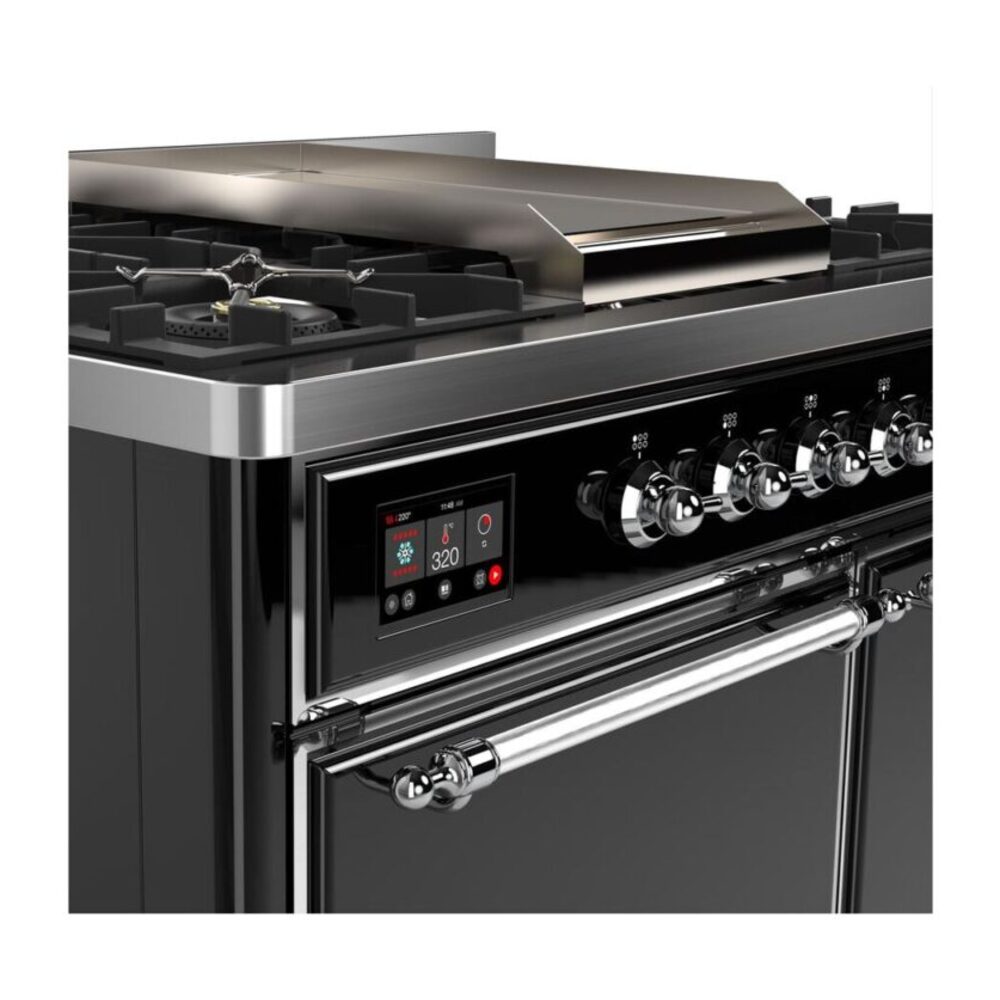 ILVE UMD10F Majestic II 40 inch Dual Fuel Range with 6 Burners, Griddle