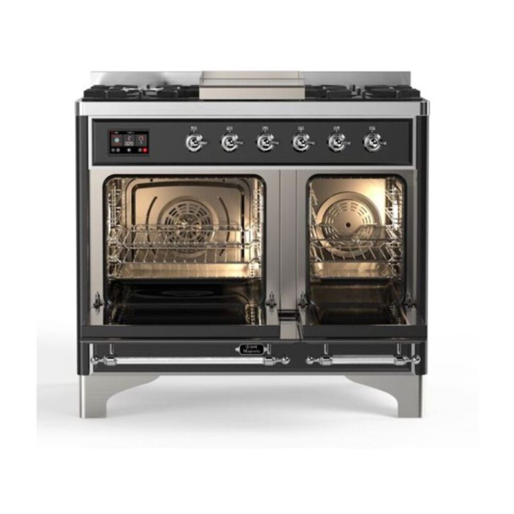 ILVE UMD10F Majestic II 40 inch Dual Fuel Range with 6 Burners, Griddle