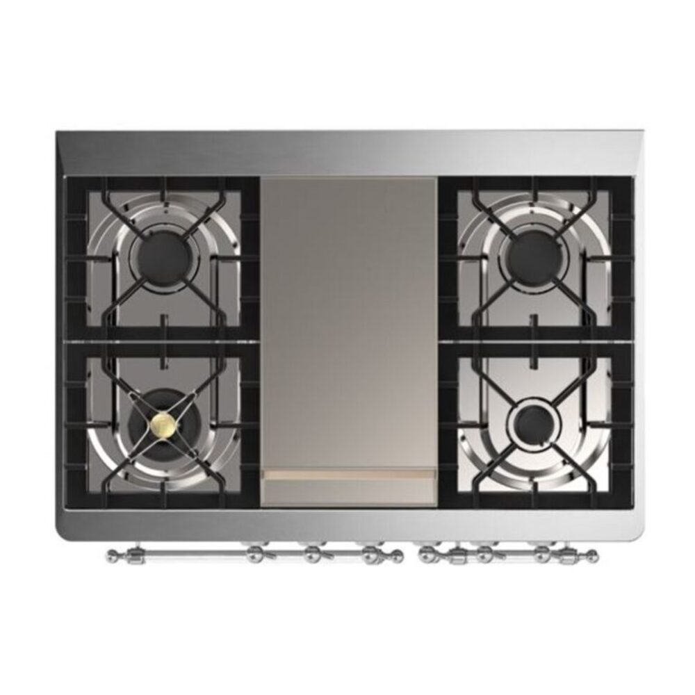 ILVE UMD10F Majestic II 40 inch Dual Fuel Range with 6 Burners, Griddle
