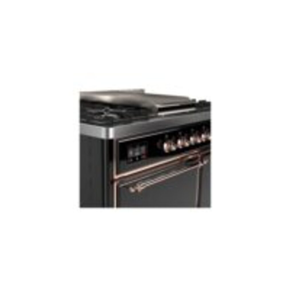 ILVE_UMD10FDQNS3BKP_Majestic_II_40"_Dual_Fuel_Range_Front_View