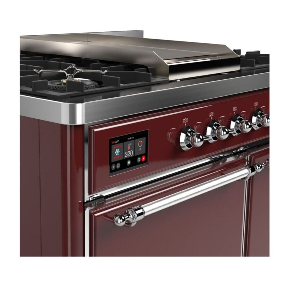 ILVE_UMD10FDQNS3BUC_Majestic_II_40_Dual_Fuel_Range_Front_View