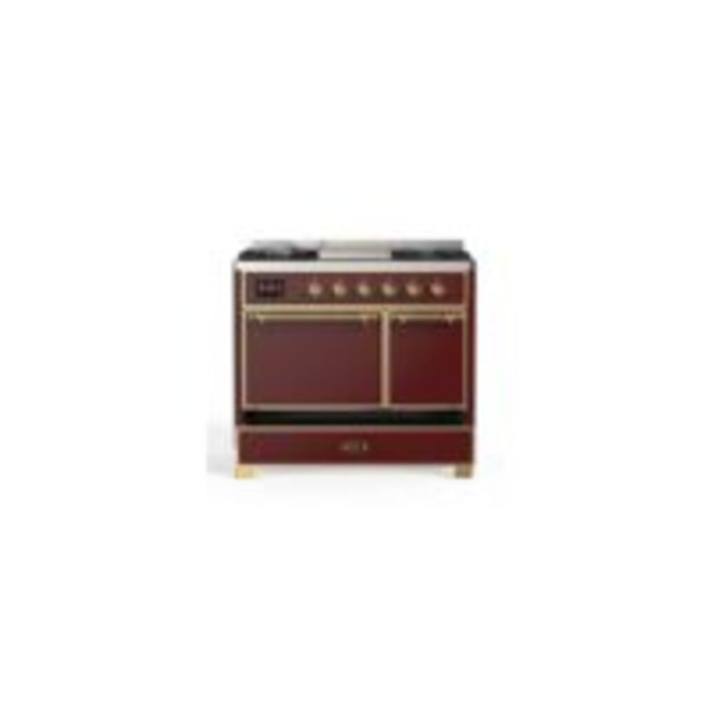 ILVE UMD10F Majestic II 40 inch Dual Fuel Range with 6 Burners, Griddle