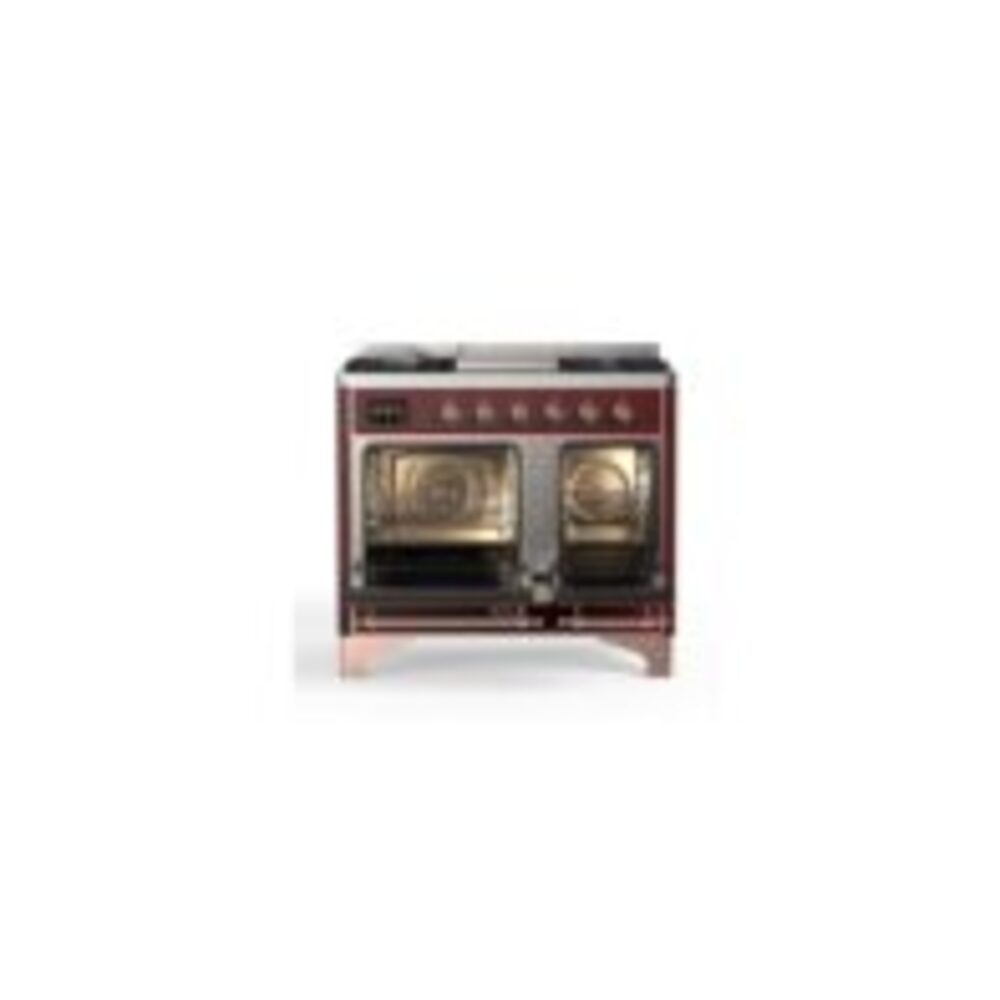 ILVE_UMD10FDQNS3BUPLP_Majestic_II_40"_Dual_Fuel_Range_Top_Angle