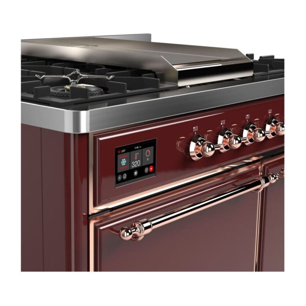 ILVE_UMD10FDQNS3BUP_Majestic_II_40_Dual_Fuel_Range_Front_View