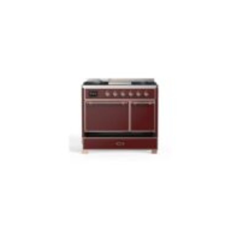 ILVE UMD10F Majestic II 40 inch Dual Fuel Range with 6 Burners, Griddle