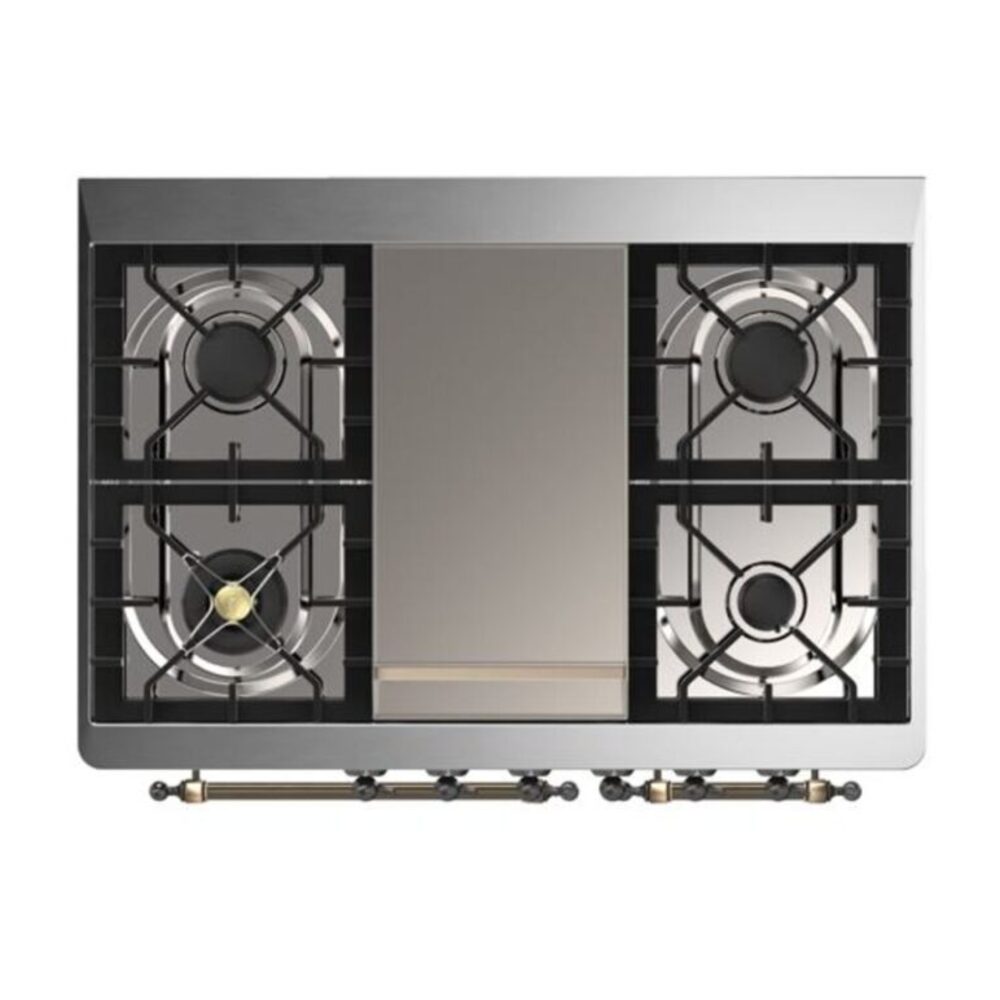 ILVE UMD10F Majestic II 40 inch Dual Fuel Range with 6 Burners, Griddle