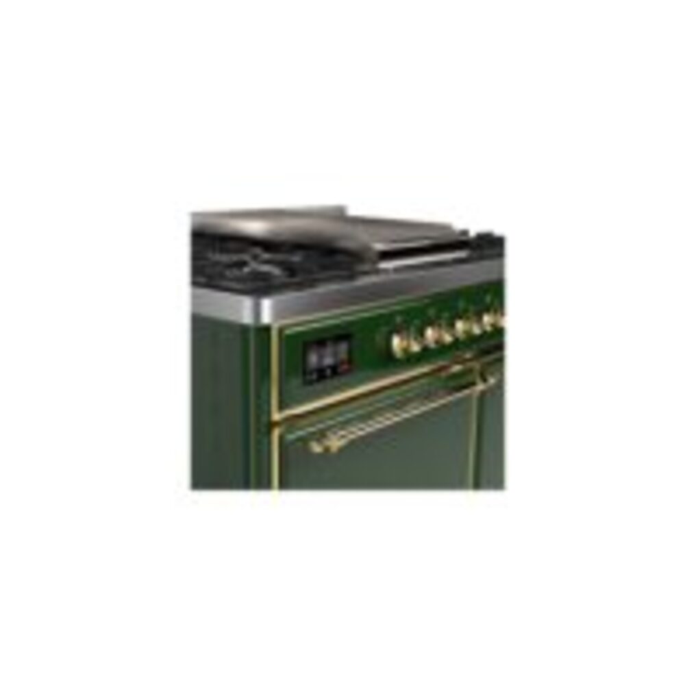 ILVE_UMD10FDQNS3EGGLP_Majestic_II_40"_Dual_Fuel_Range_Front_View