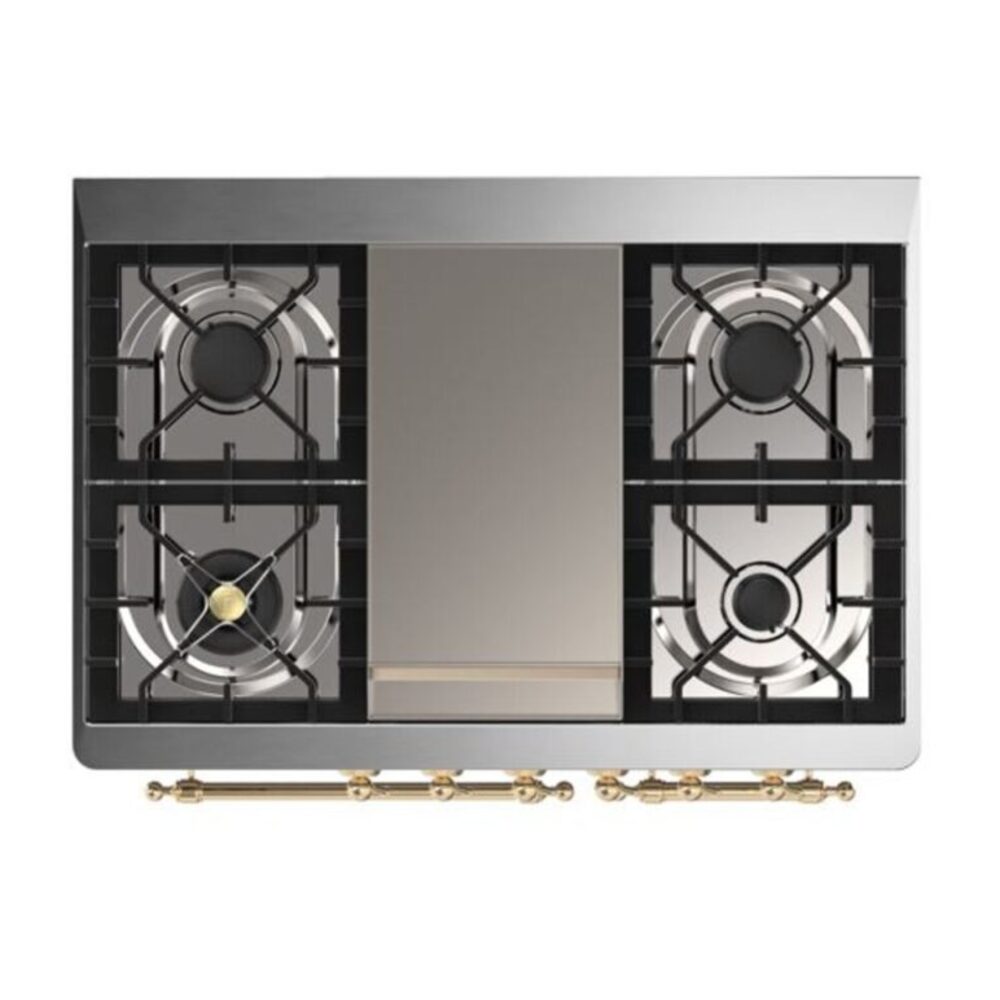 ILVE UMD10F Majestic II 40 inch Dual Fuel Range with 6 Burners, Griddle