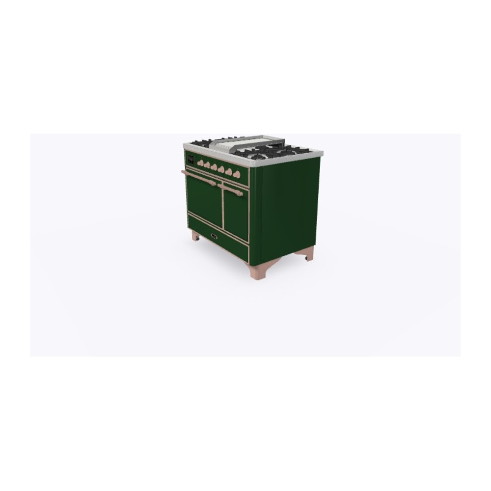 ILVE_UMD10FDQNS3EGPLP_Majestic_II_40"_Dual_Fuel_Range_Right_Angle