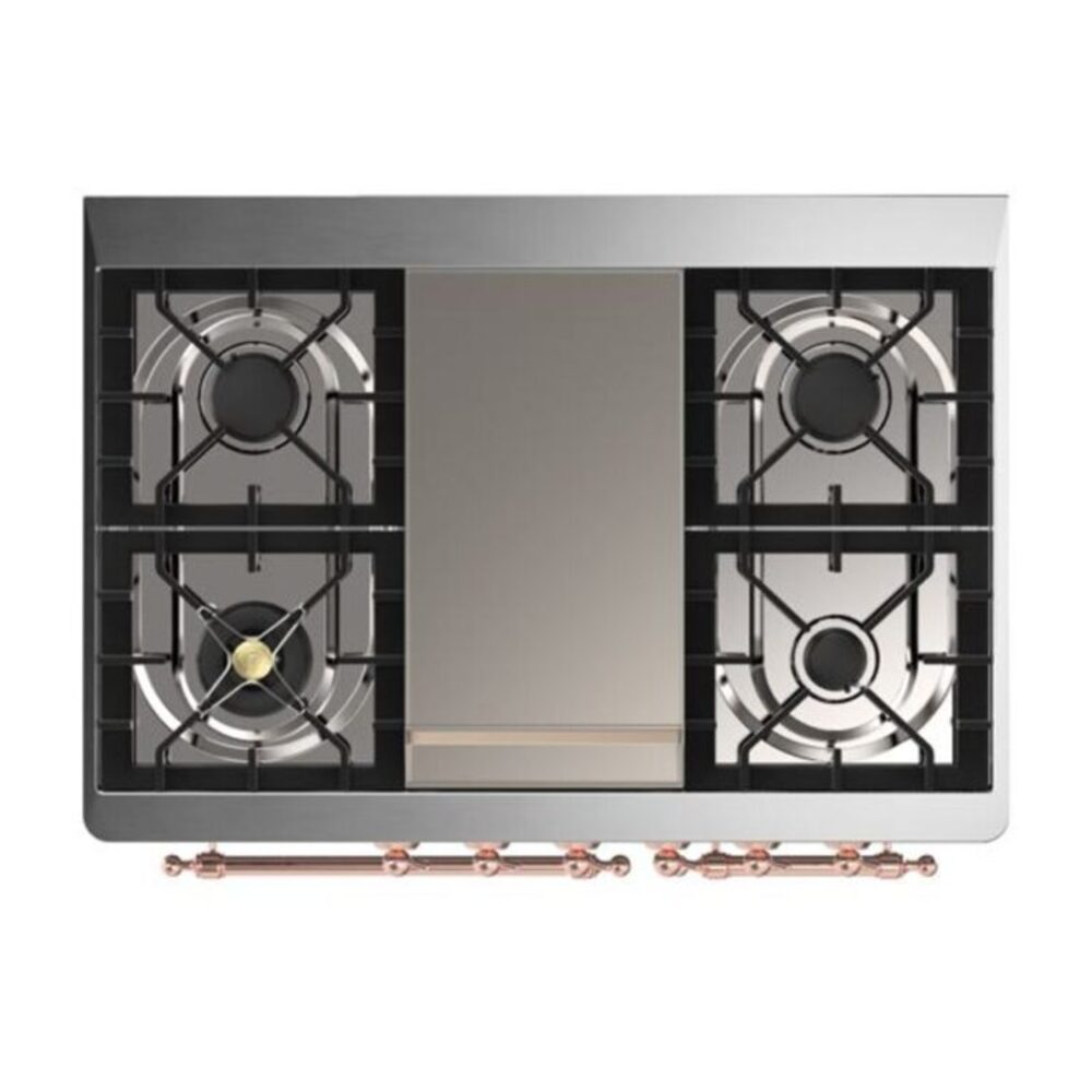 ILVE UMD10F Majestic II 40 inch Dual Fuel Range with 6 Burners, Griddle
