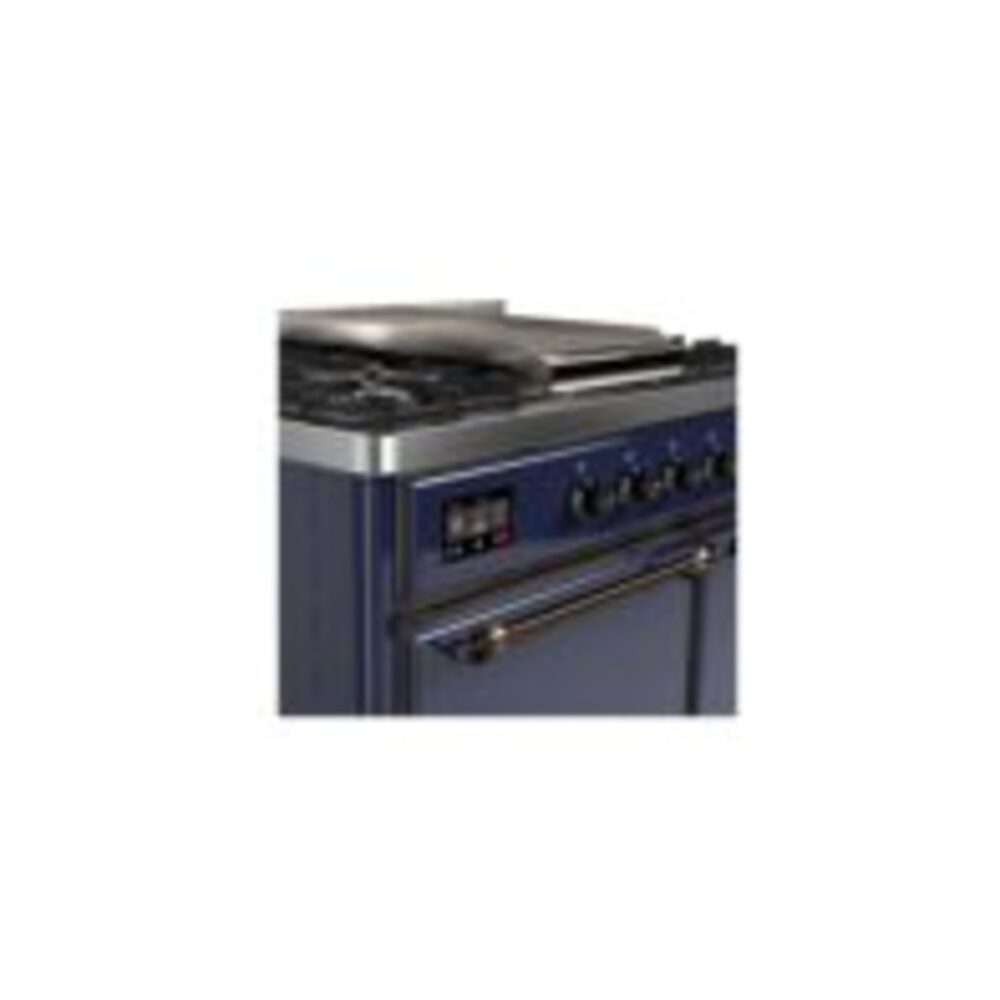 ILVE_UMD10FDQNS3MBBLP_Majestic_II_40"_Dual_Fuel_Range_Front_View
