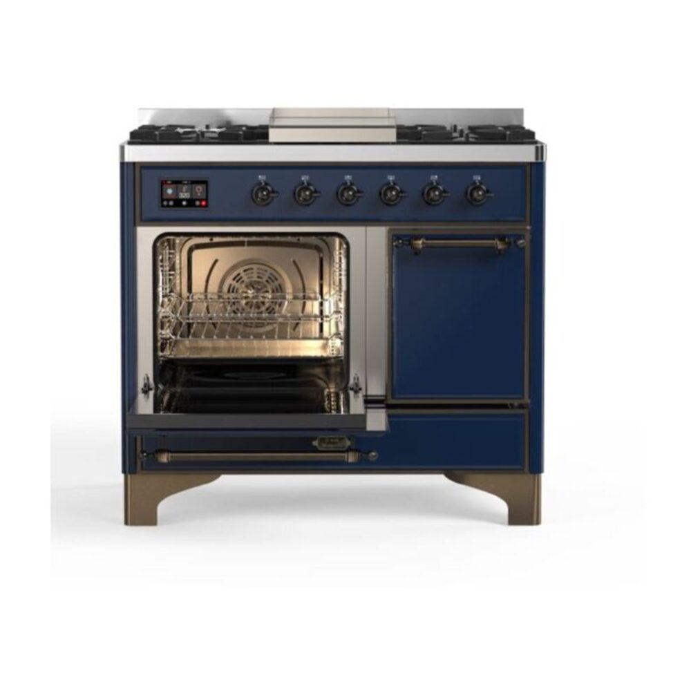 ILVE_UMD10FDQNS3MBB_Majestic_II_40_Dual_Fuel_Range_Left_Angle