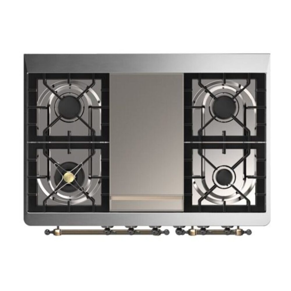 ILVE UMD10F Majestic II 40 inch Dual Fuel Range with 6 Burners, Griddle