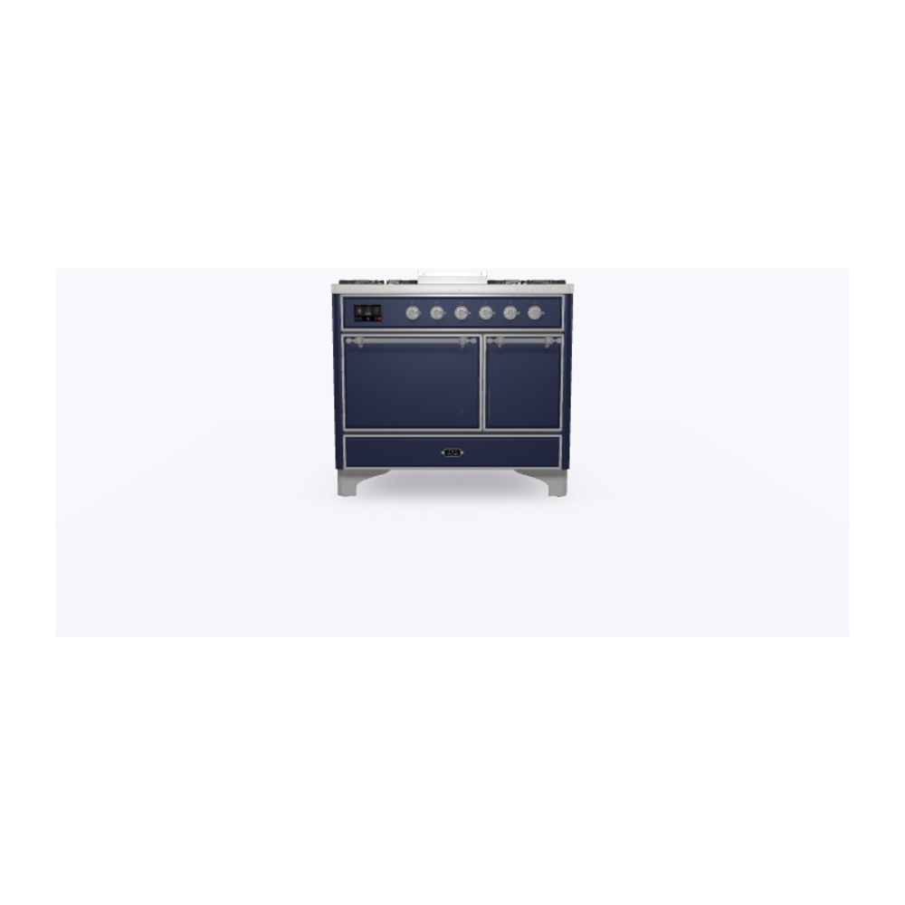 ILVE_UMD10FDQNS3MBCLP_Majestic_II_40"_Dual_Fuel_Range_Front_View