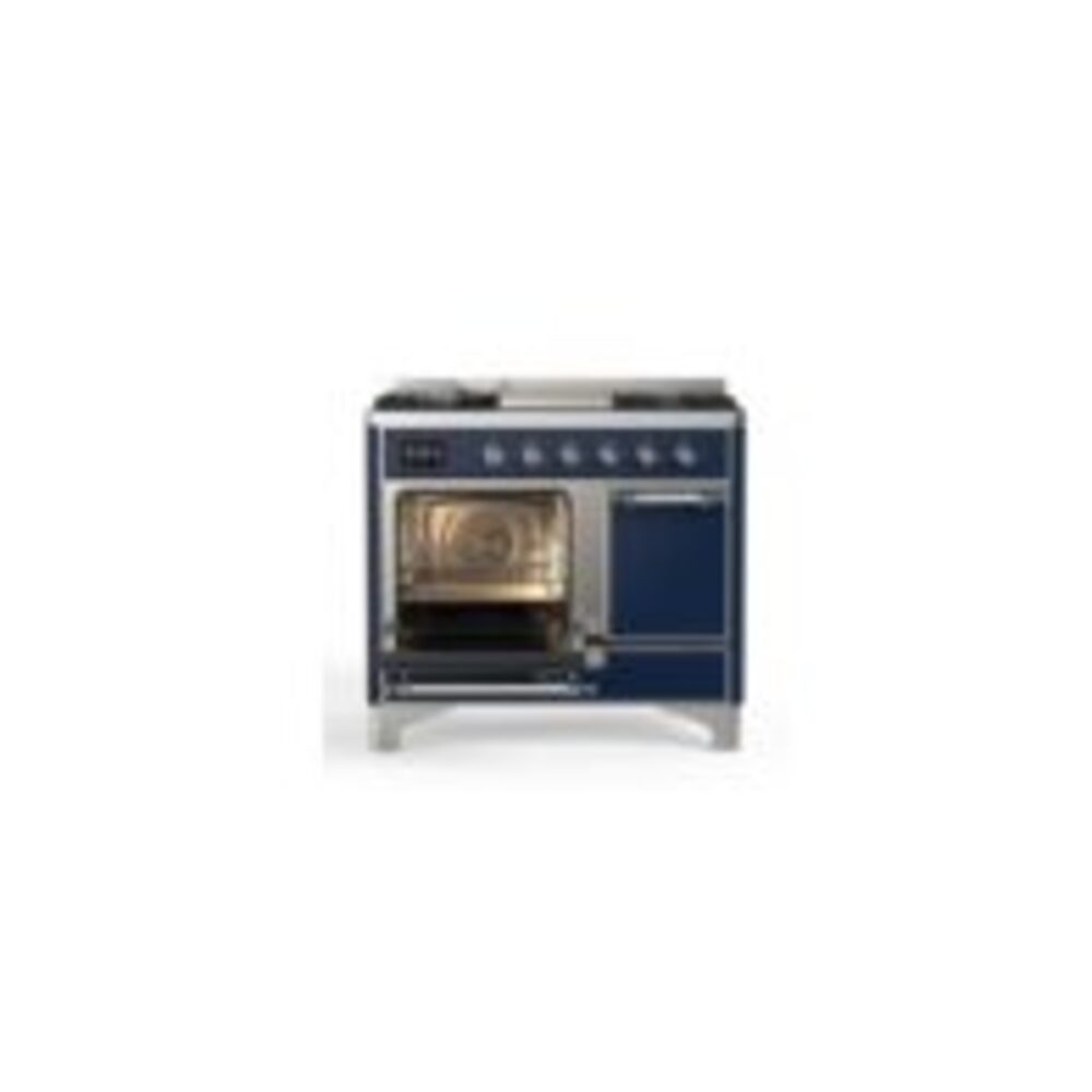 ILVE_UMD10FDQNS3MBC_Majestic_II_40"_Dual_Fuel_Range_Left_Angle