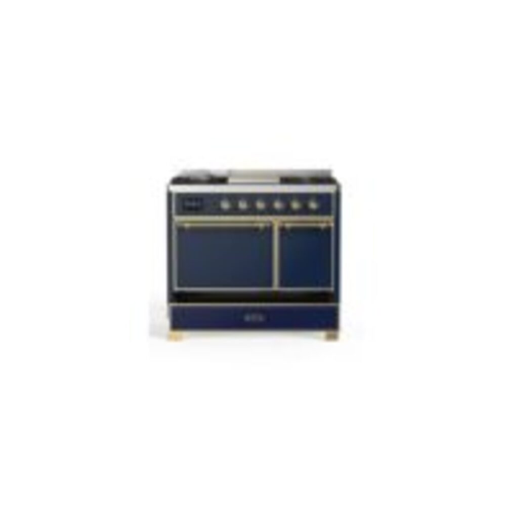 ILVE UMD10F Majestic II 40 inch Dual Fuel Range with 6 Burners, Griddle