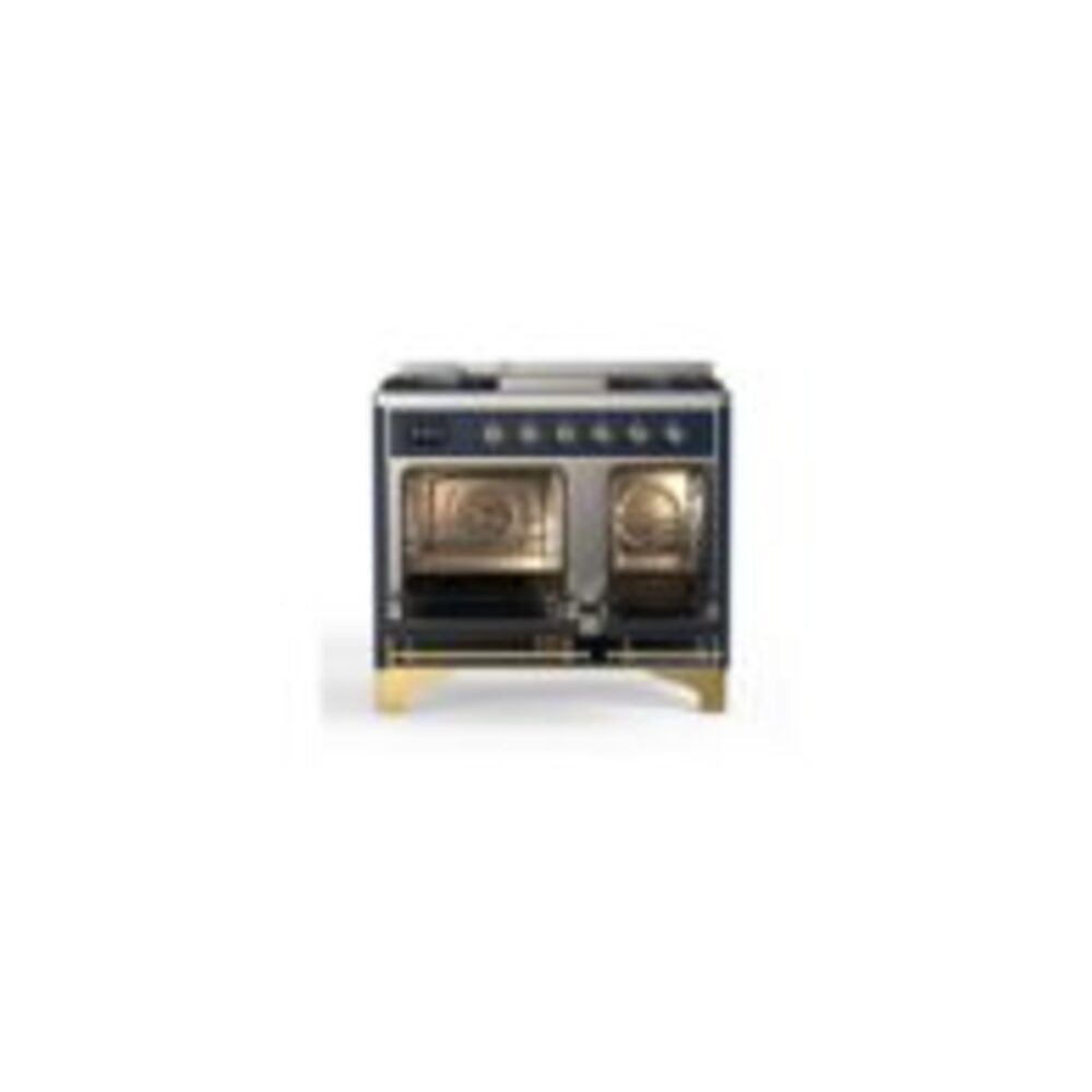 ILVE_UMD10FDQNS3MBG_Majestic_II_40"_Dual_Fuel_Range_Top_Angle