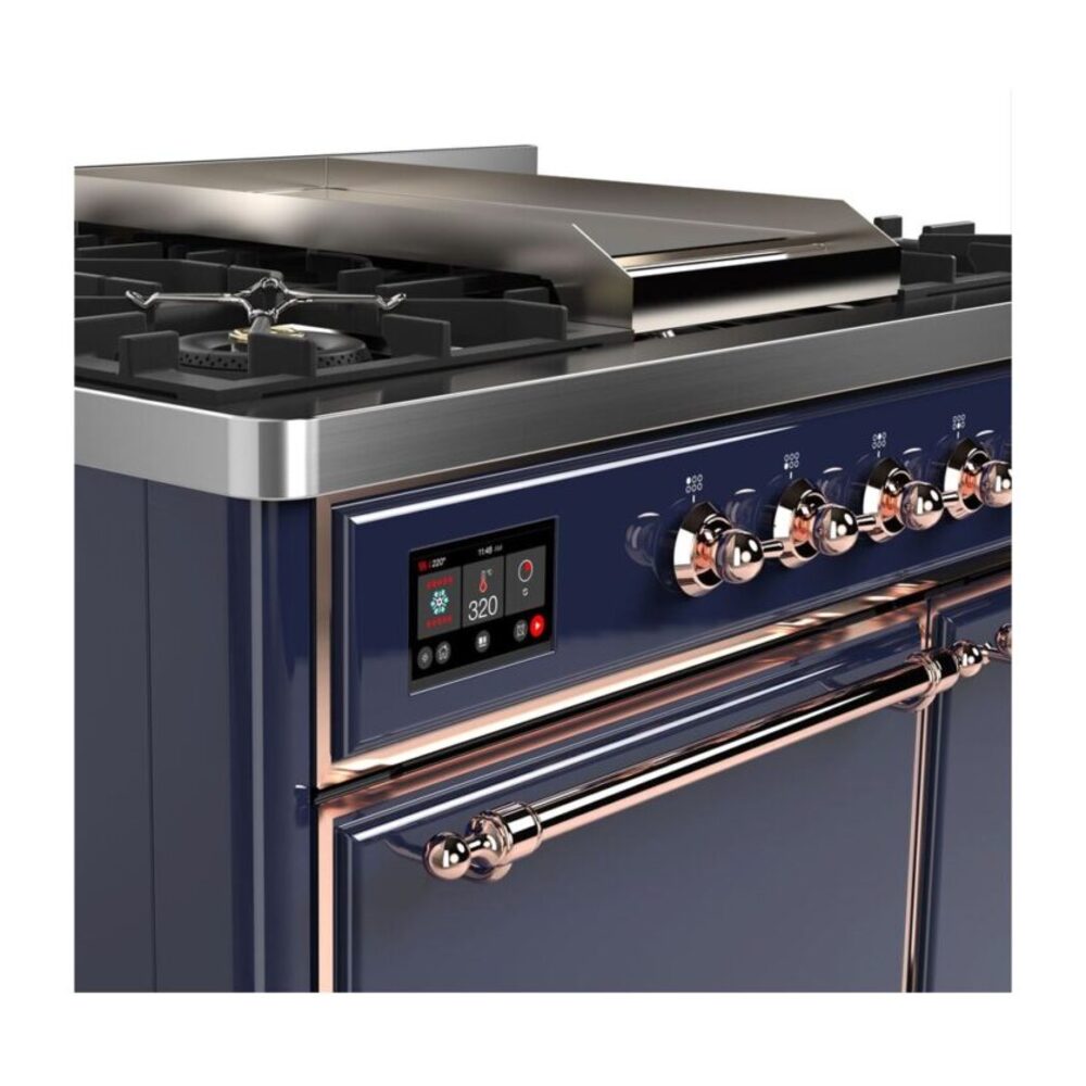 ILVE_UMD10FDQNS3MBPLP_Majestic_II_40"_Dual_Fuel_Range_Front_View