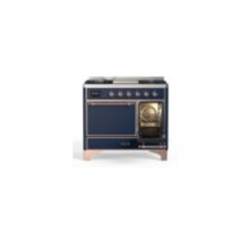 ILVE_UMD10FDQNS3MBPLP_Majestic_II_40"_Dual_Fuel_Range_Right_Angle