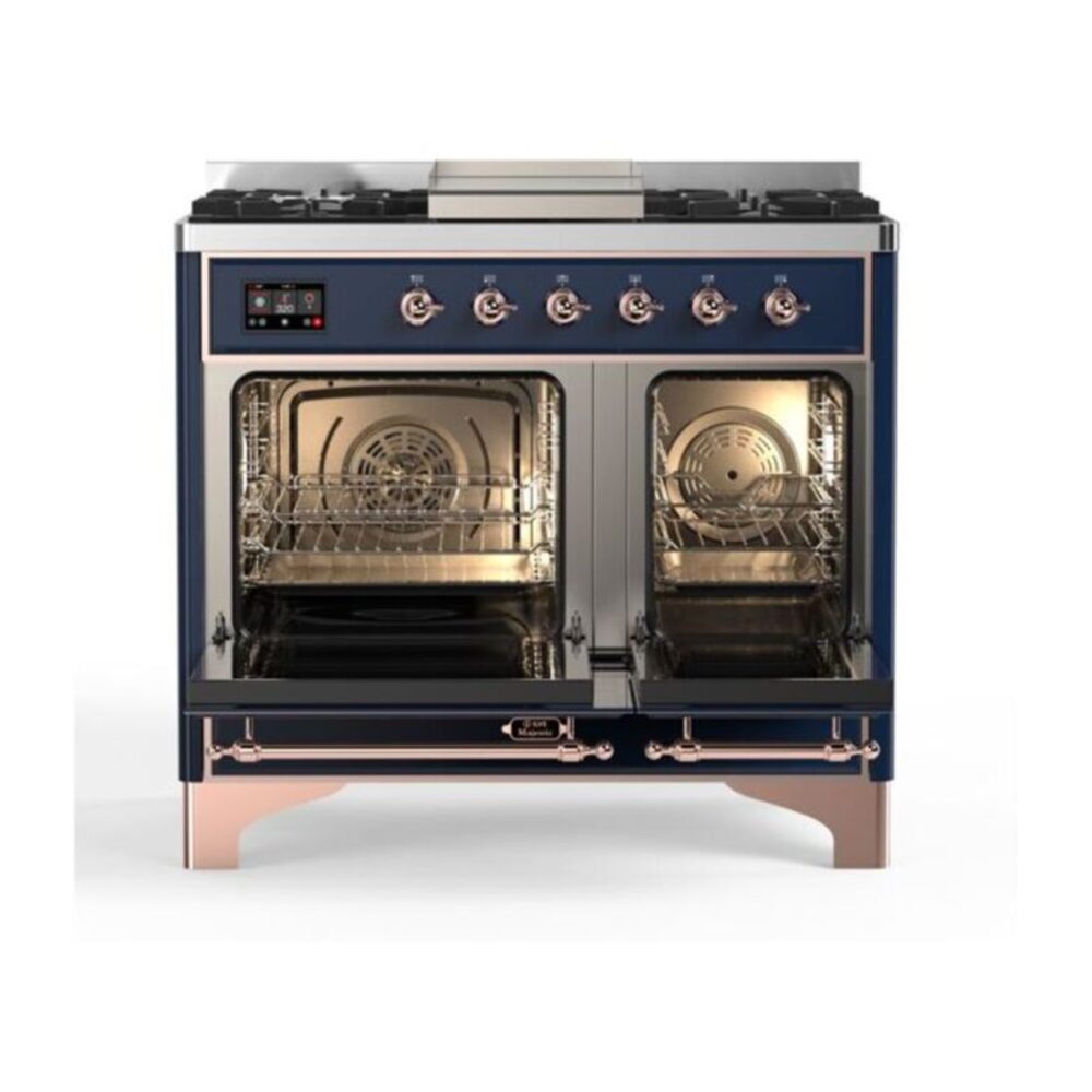 ILVE_UMD10FDQNS3MBP_Majestic_II_40"_Dual_Fuel_Range_Top_Angle