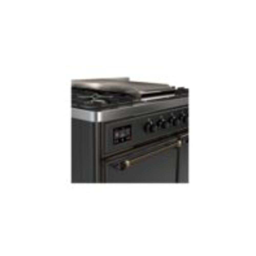 ILVE_UMD10FDQNS3MGBLP_Majestic_II_40"_Dual_Fuel_Range_Front_View