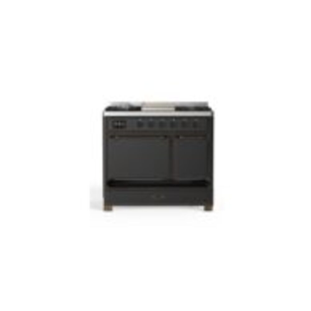 ILVE UMD10F Majestic II 40 inch Dual Fuel Range with 6 Burners, Griddle