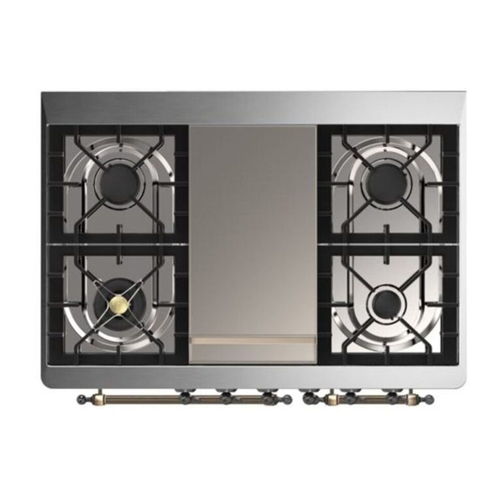 ILVE UMD10F Majestic II 40 inch Dual Fuel Range with 6 Burners, Griddle