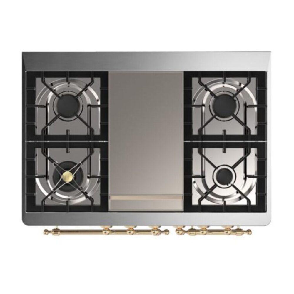 ILVE UMD10F Majestic II 40 inch Dual Fuel Range with 6 Burners, Griddle