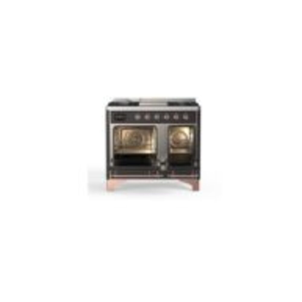 ILVE_UMD10FDQNS3MGPLP_Majestic_II_40"_Dual_Fuel_Range_Top_Angle