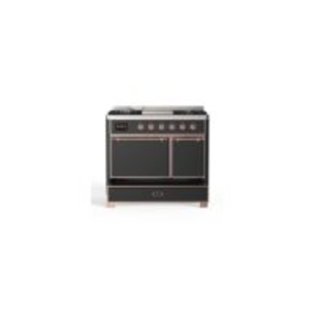 ILVE UMD10F Majestic II 40 inch Dual Fuel Range with 6 Burners, Griddle