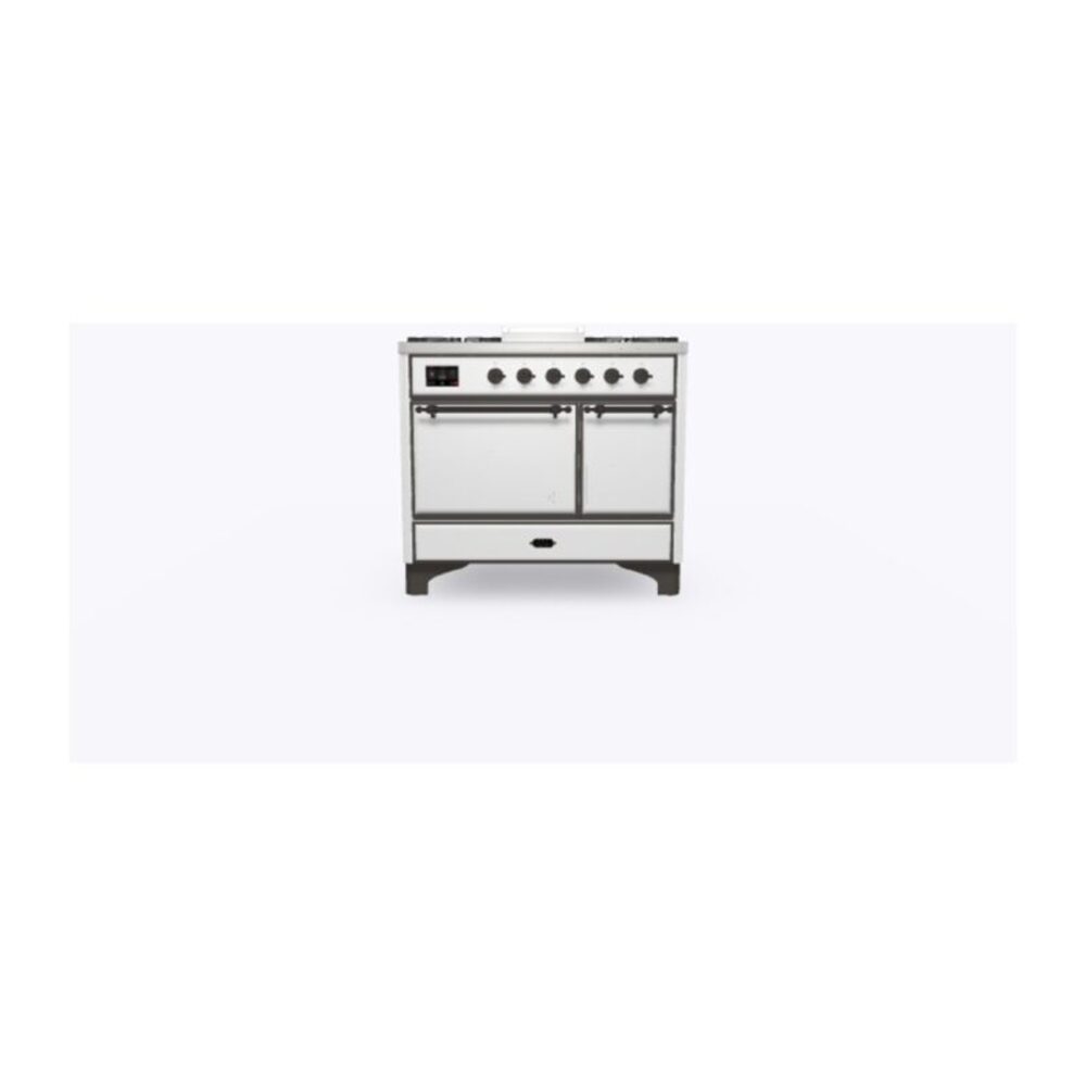 ILVE_UMD10FDQNS3RABLP_Majestic_II_40"_Dual_Fuel_Range_Front_View
