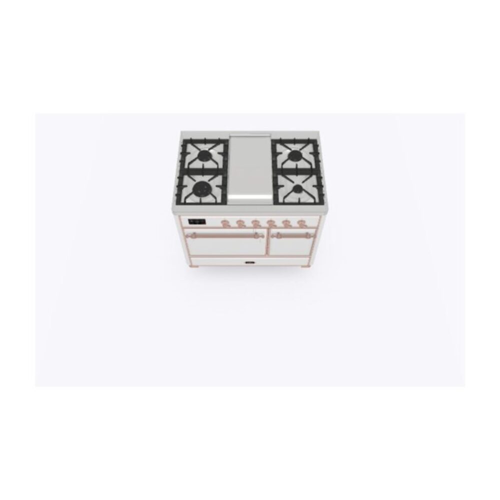 ILVE_UMD10FDQNS3RAPLP_Majestic_II_40"_Dual_Fuel_Range_Top_Angle