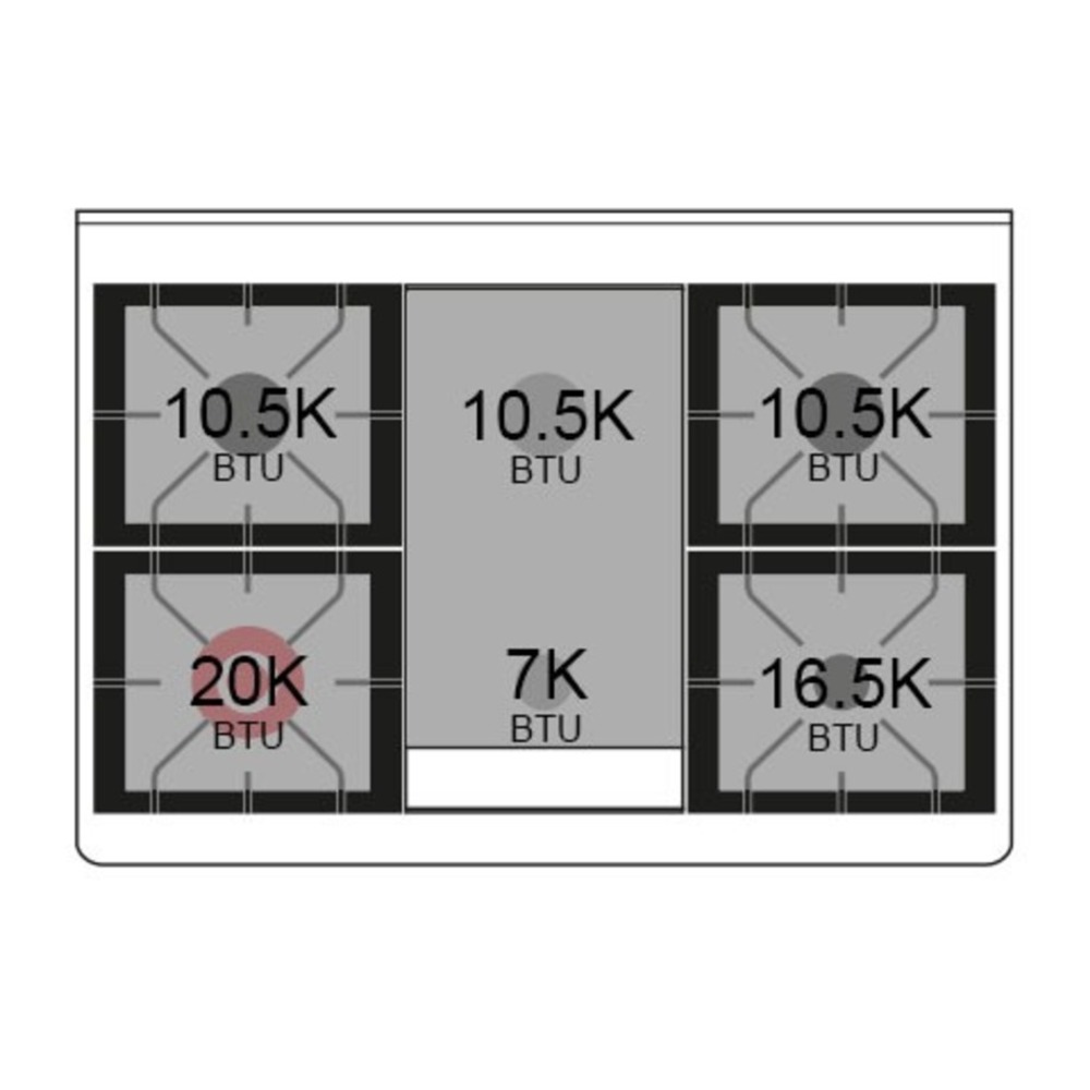 ILVE UMD10FDQNS3SSBLP Majestic II 40 inch Dual Fuel Range with 6 Burners, Griddle (Liquid Propane, Solid Door, Stainless Steel, Burnished) 13 Burner-Configuration