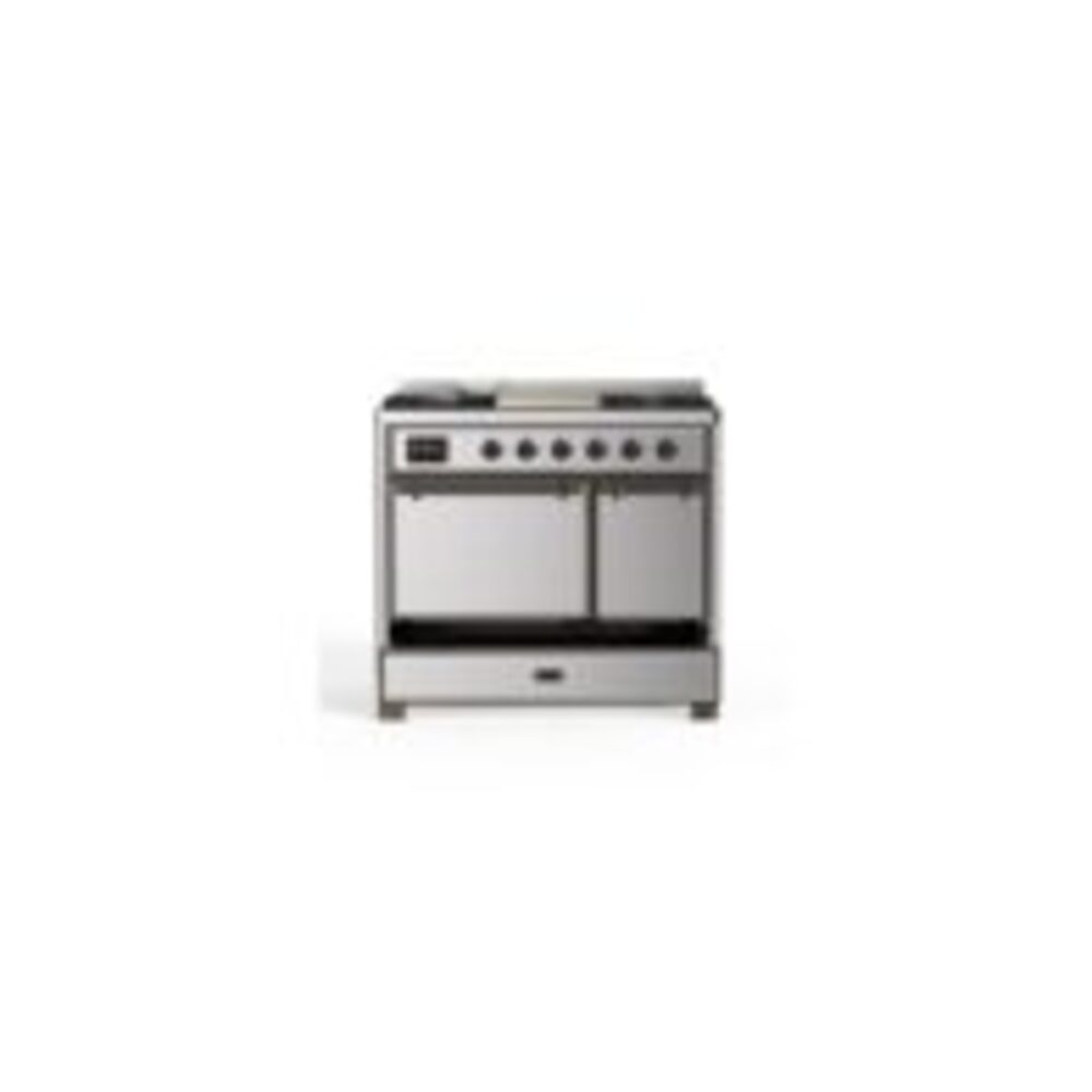 ILVE UMD10F Majestic II 40 inch Dual Fuel Range with 6 Burners, Griddle