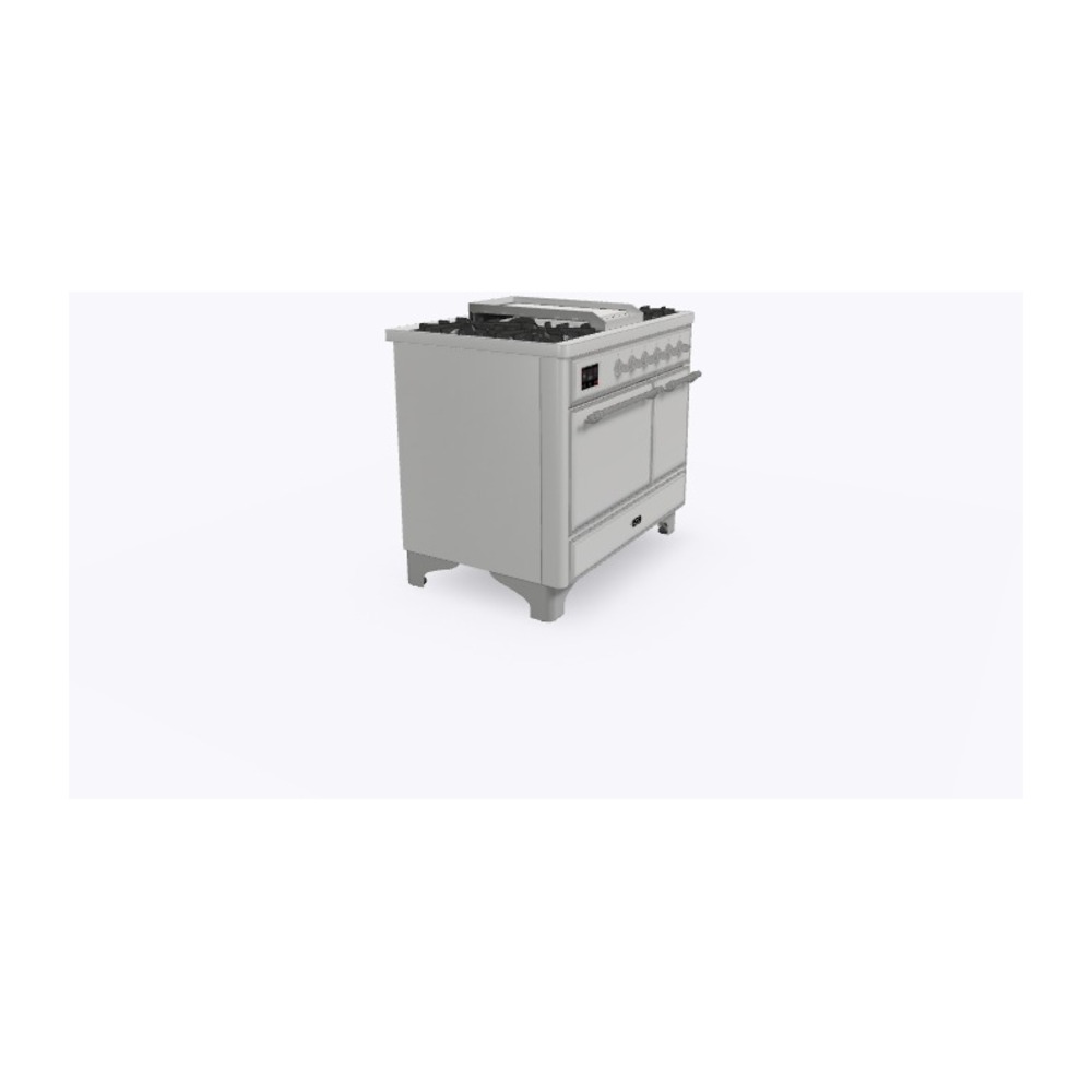 ILVE_UMD10FDQNS3SSC_Majestic_II_40_Dual_Fuel_Range_Left_Angle