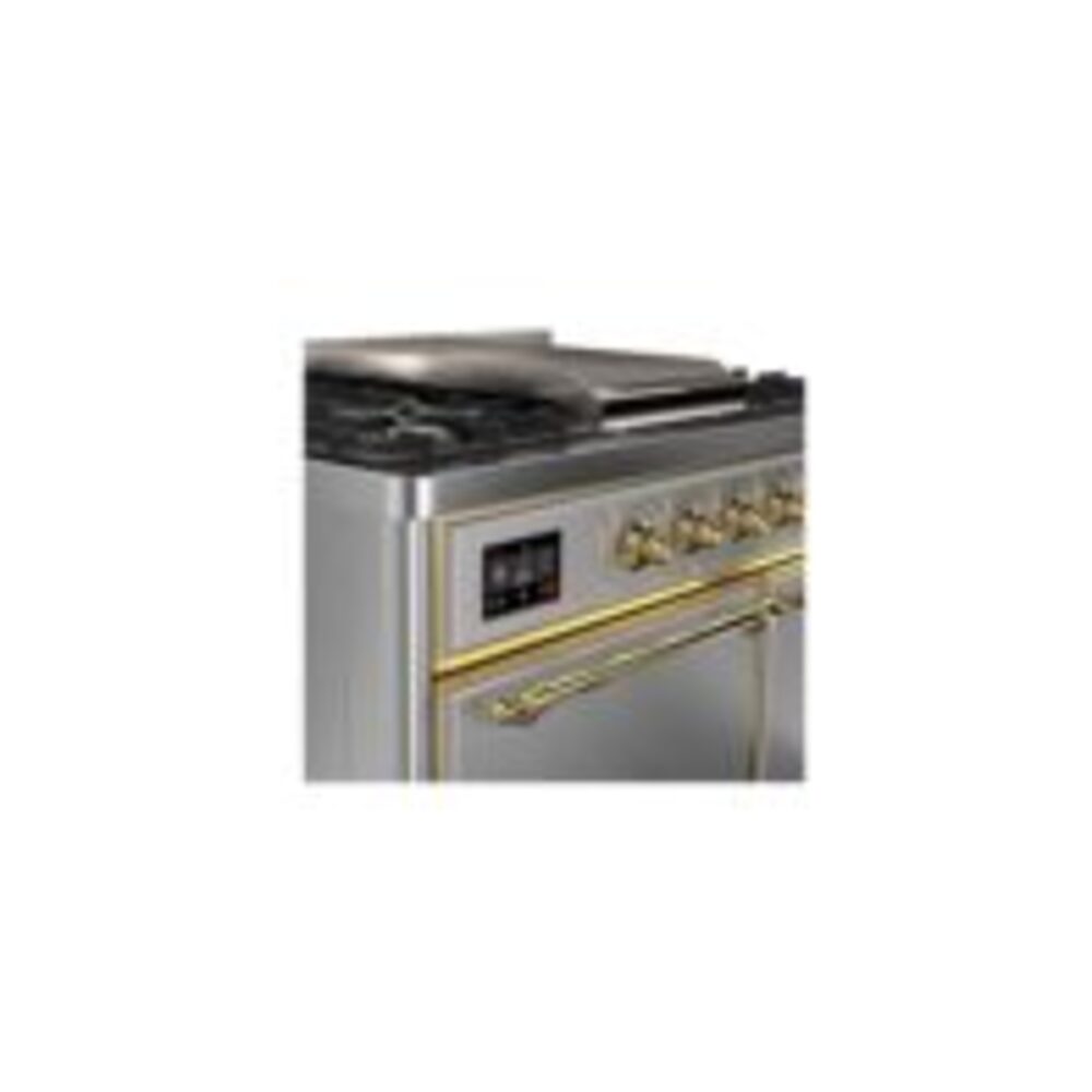ILVE_UMD10FDQNS3SSGLP_Majestic_II_40"_Dual_Fuel_Range_Front_View