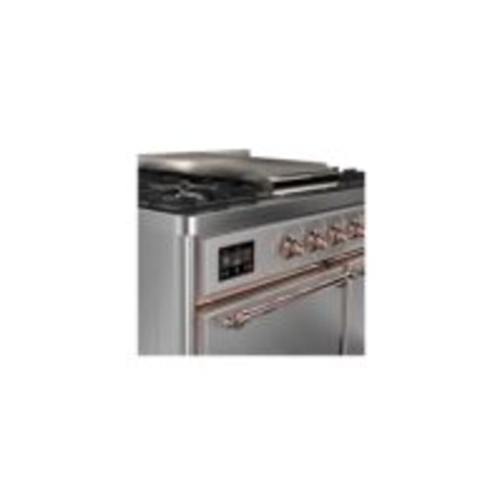 ILVE_UMD10FDQNS3SSPLP_Majestic_II_40"_Dual_Fuel_Range_Front_View