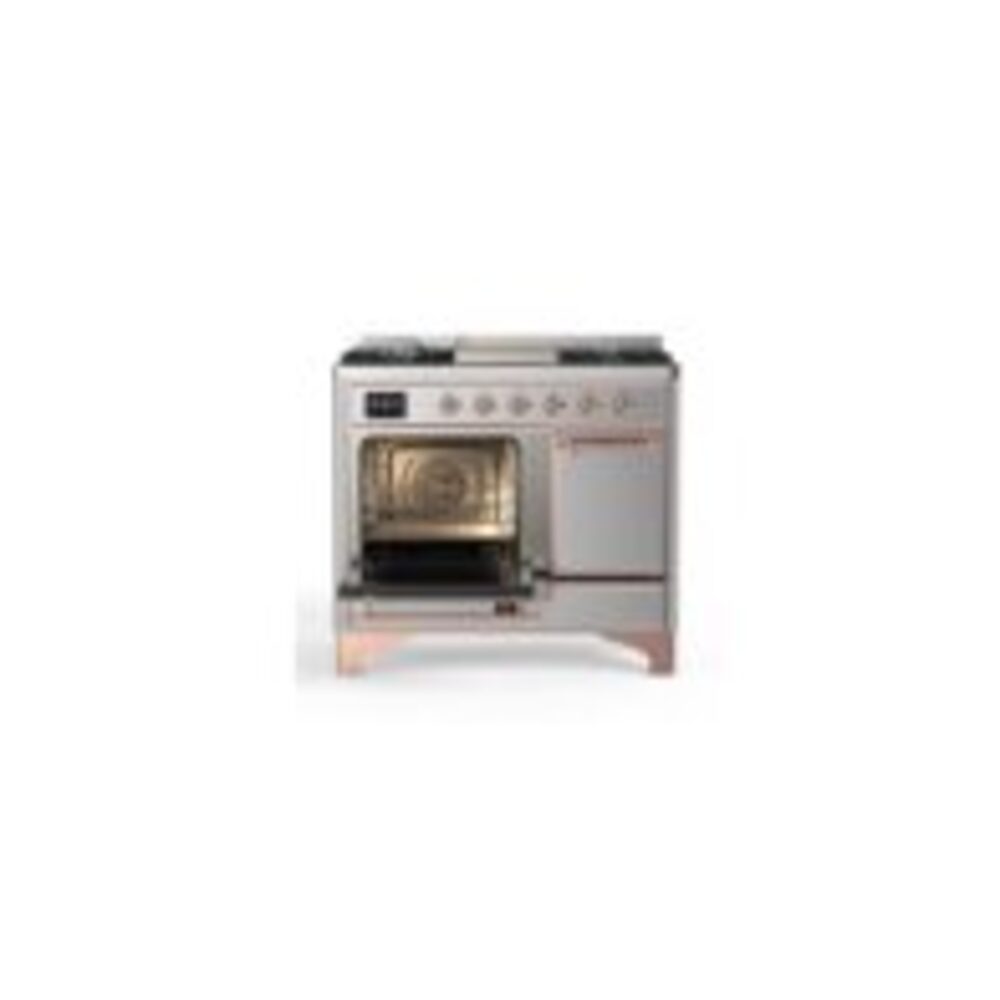 ILVE_UMD10FDQNS3SSPLP_Majestic_II_40"_Dual_Fuel_Range_Left_Angle