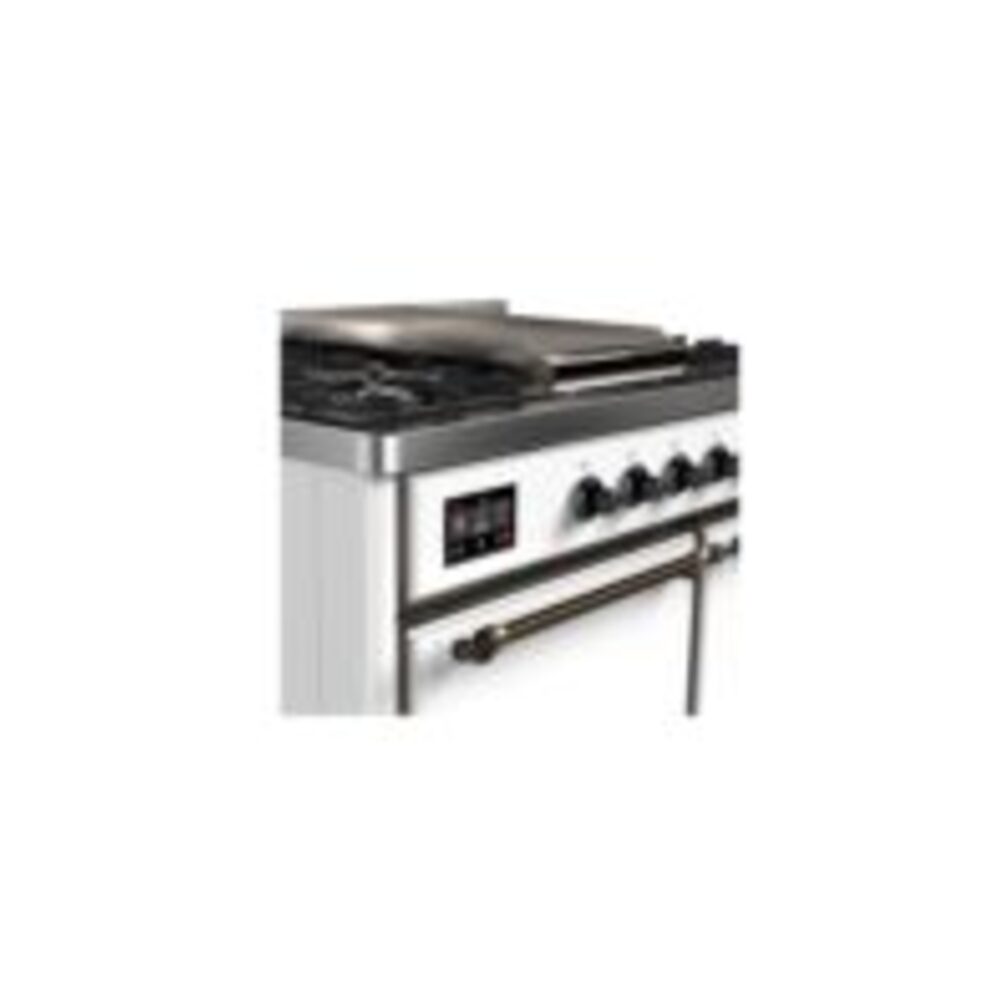 ILVE_UMD10FDQNS3WHBLP_Majestic_II_40"_Dual_Fuel_Range_Front_View